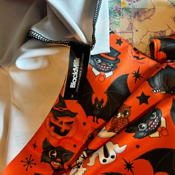 BlackMilk Trick or Treat Pumpkin Marilyn Dress - Picture 8 of 8